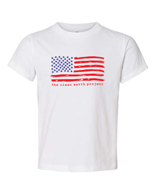 American Flag Short Sleeve Tee Toddler/Youth
