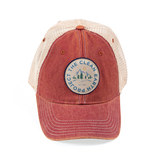 The Clean Earth Project | Circle Logo Vintage Trucker Hat | 5 Colors