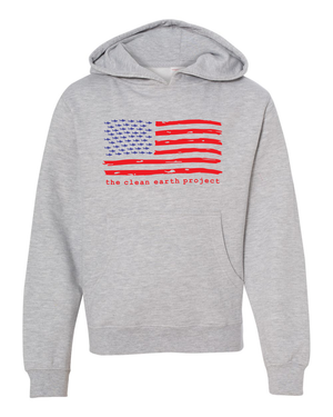 American Flag Sweatshirt Youth
