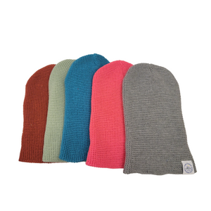 100% RECYCLED TCEP Waffle Knit Winter Beanie | Adult | 5 colors