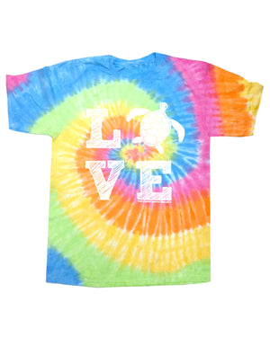 Turtle LOVE TIE DYE! Toddler/Youth Tee