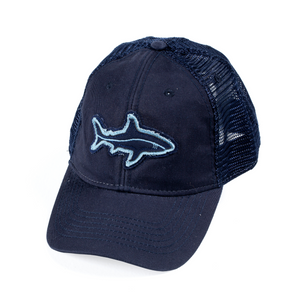 Shark | Relaxed Twill Hat | Navy