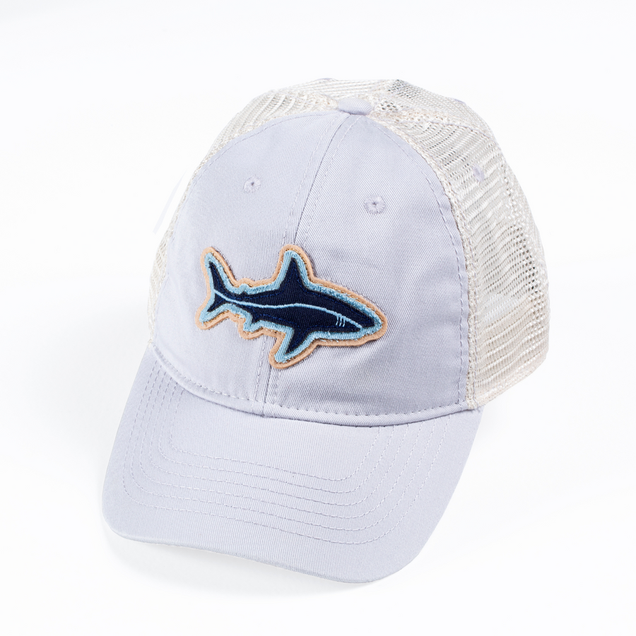 Shark | Relaxed Twill Hat | Silver