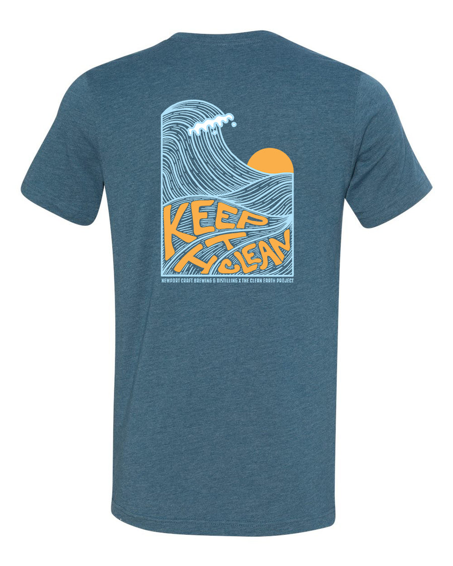 TCEP X Newport Craft Brewery + Distillery "Keep it Clean" Tee