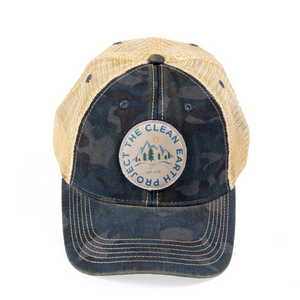 The Clean Earth Project | Circle Logo Vintage Trucker Hat | 5 Colors