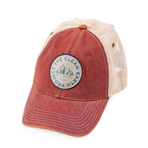 The Clean Earth Project | Circle Logo Vintage Trucker Hat | 5 Colors