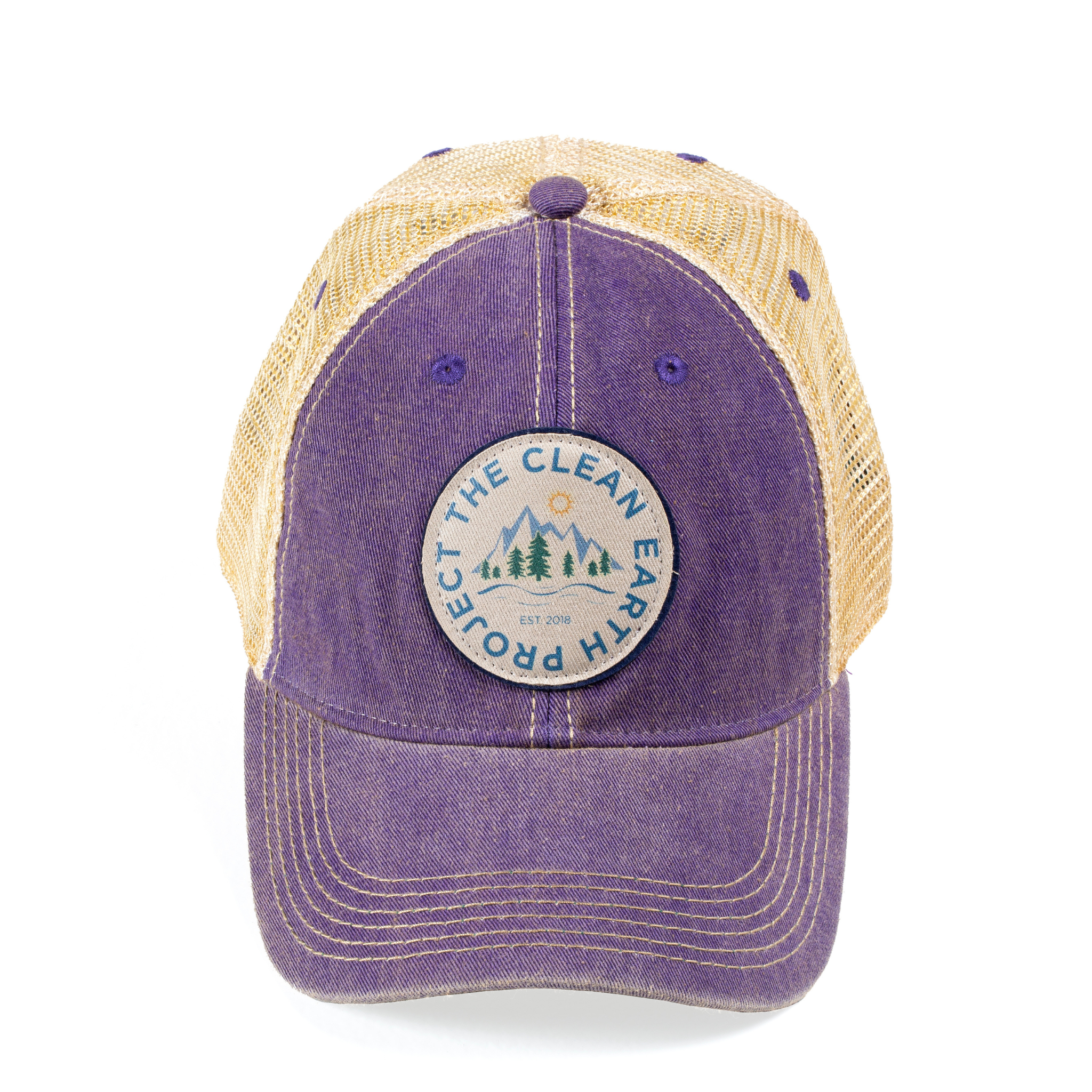 Purple Trucker Hat (PATCHES SOLD SEPARATELY) – Malibu+Mint