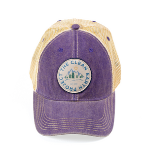 The Clean Earth Project | Circle Logo Vintage Trucker Hat | 5 Colors