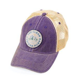 The Clean Earth Project | Circle Logo Vintage Trucker Hat | 5 Colors