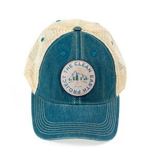 The Clean Earth Project | Circle Logo Vintage Trucker Hat | 5 Colors