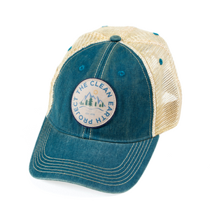 The Clean Earth Project | Circle Logo Vintage Trucker Hat | 5 Colors