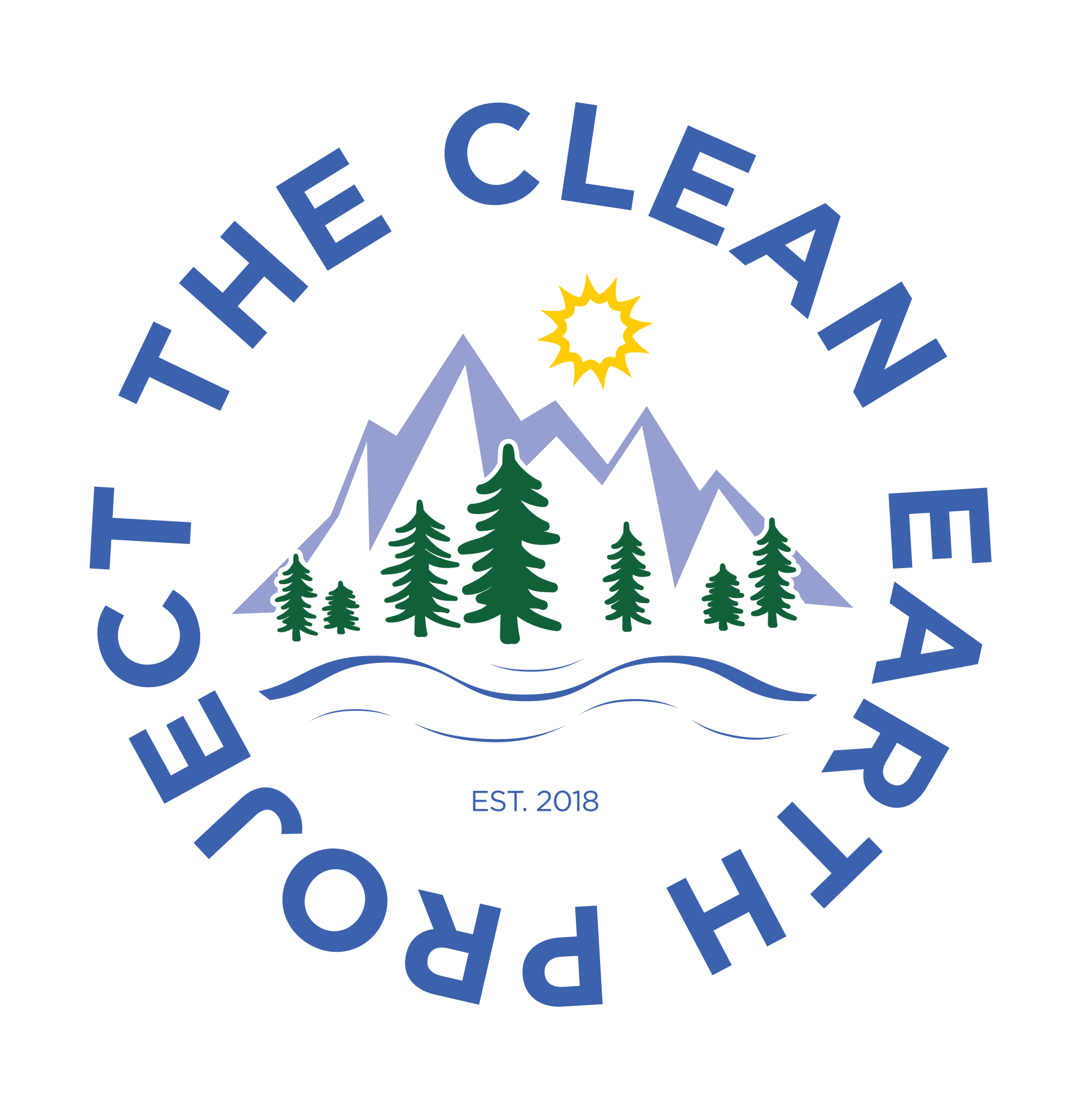 The Clean Earth Project logo Sticker