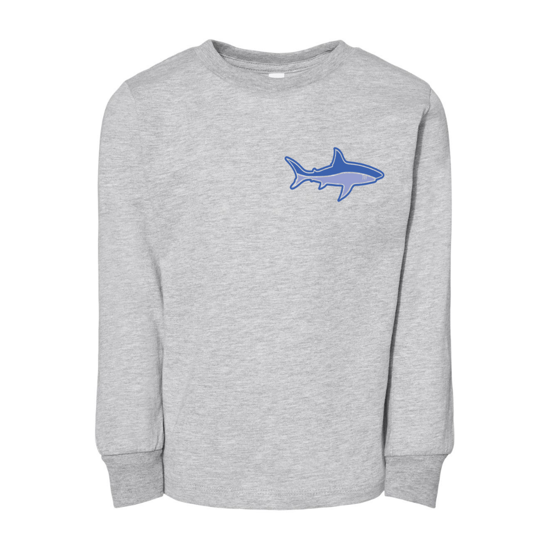 Shark Unisex Toddler Youth Jersey Long Sleeve Tee