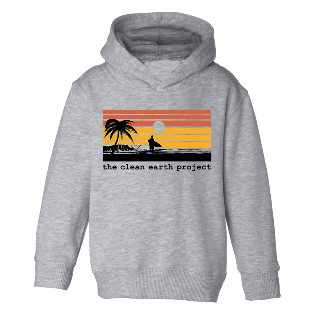 Endless Summer Surfer Hoodie Toddler Youth The Clean Earth Project