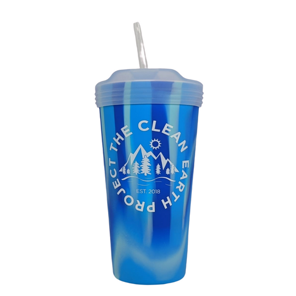 TCEP Reusable Pint & Lid | Arctic Sky 16 oz