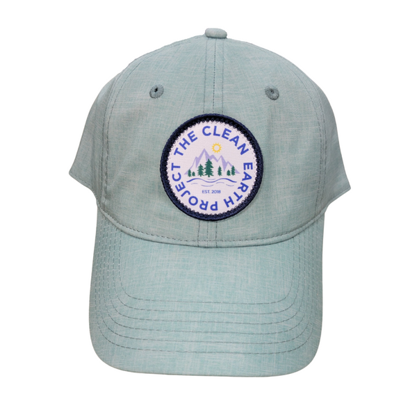 100 recycled water bottle hat from The Clean Earth Project