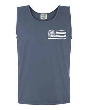 American Flag Beach Tank | Shark