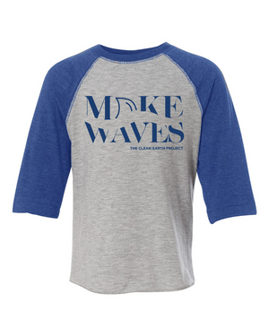 Make Waves baseball Long Sleeve | Toddler |