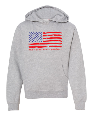 American Flag Sweatshirt Youth