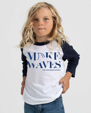 Make Waves baseball Long Sleeve | youth